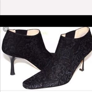 Isaac Mizrahi suede booties, size 8.5